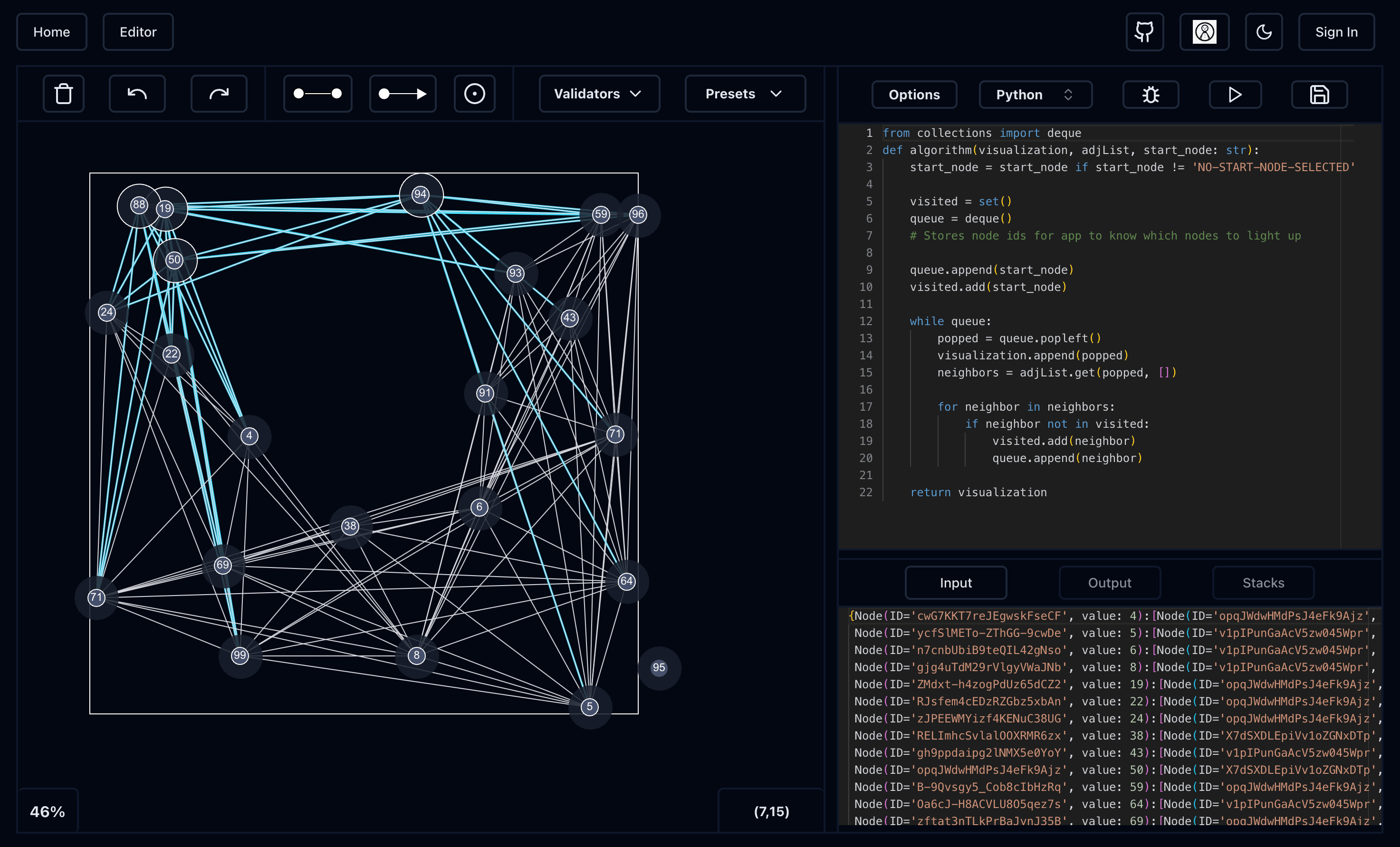 AlgoViz screenshot 4